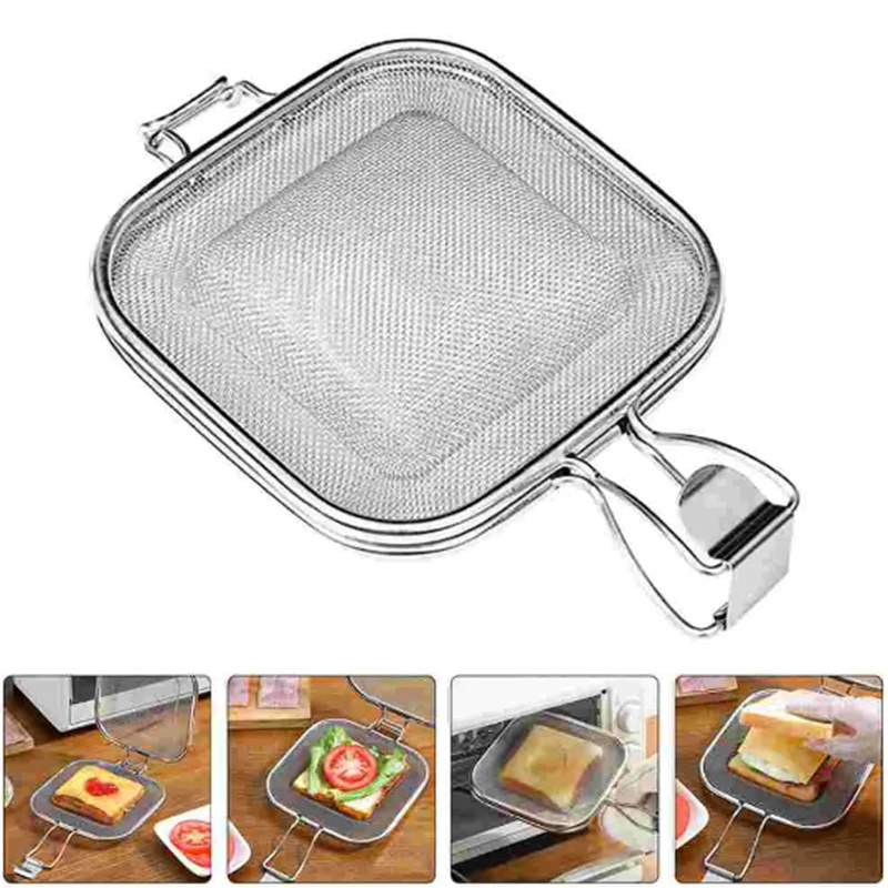 Breakfast Sandwich Press - Home Stainless Steel Sandwich Maker Panini