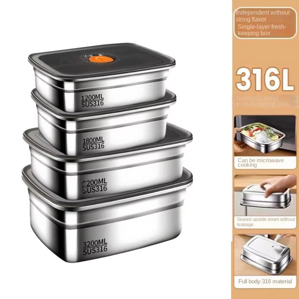 Stainless Steel Camping Lunch  - Meal Prep Freezer review and price