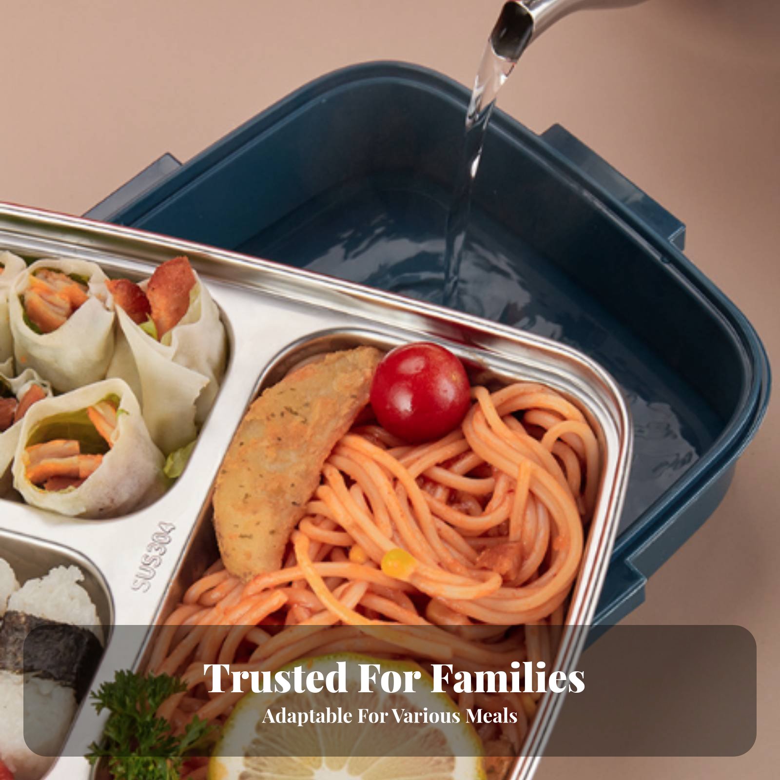 304 Stainless Steel Lunch Box, - Stainless Bento Box review and price