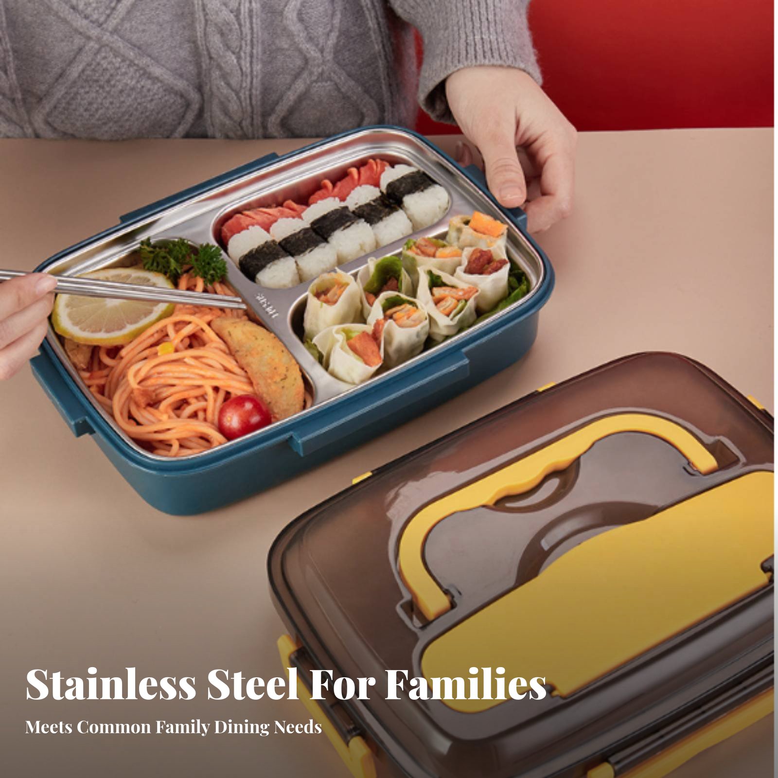304 Stainless Steel Lunch Box, - Stainless Bento Box review and price