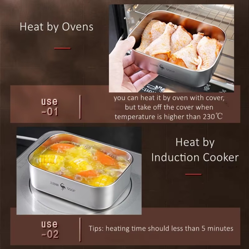 1L Anti-bacterial Fridge Food  - Stainless Bento Box review and price