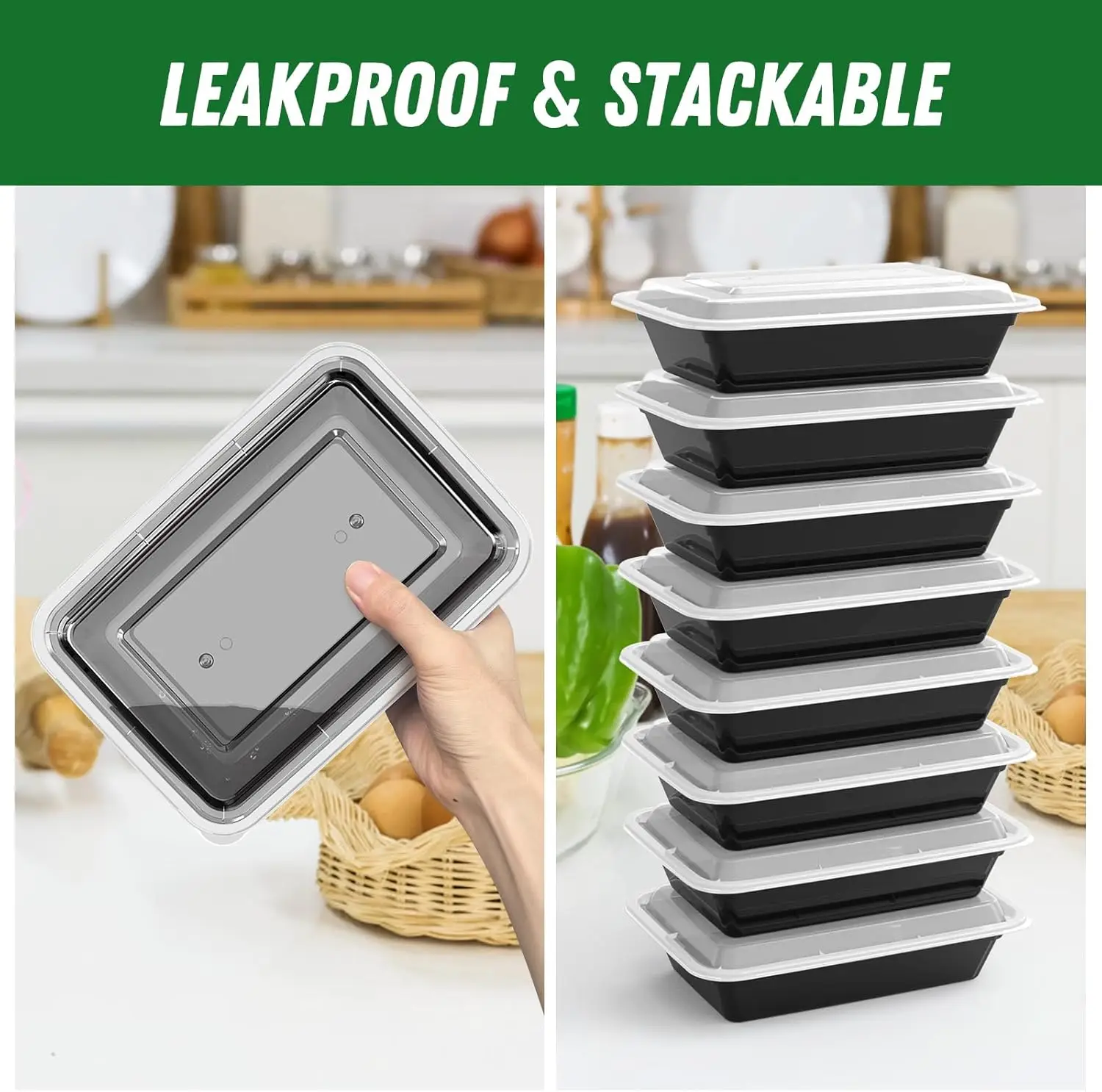 50 Pack (100-Piece) 32 oz Meal - Meal Prep Easy review and price