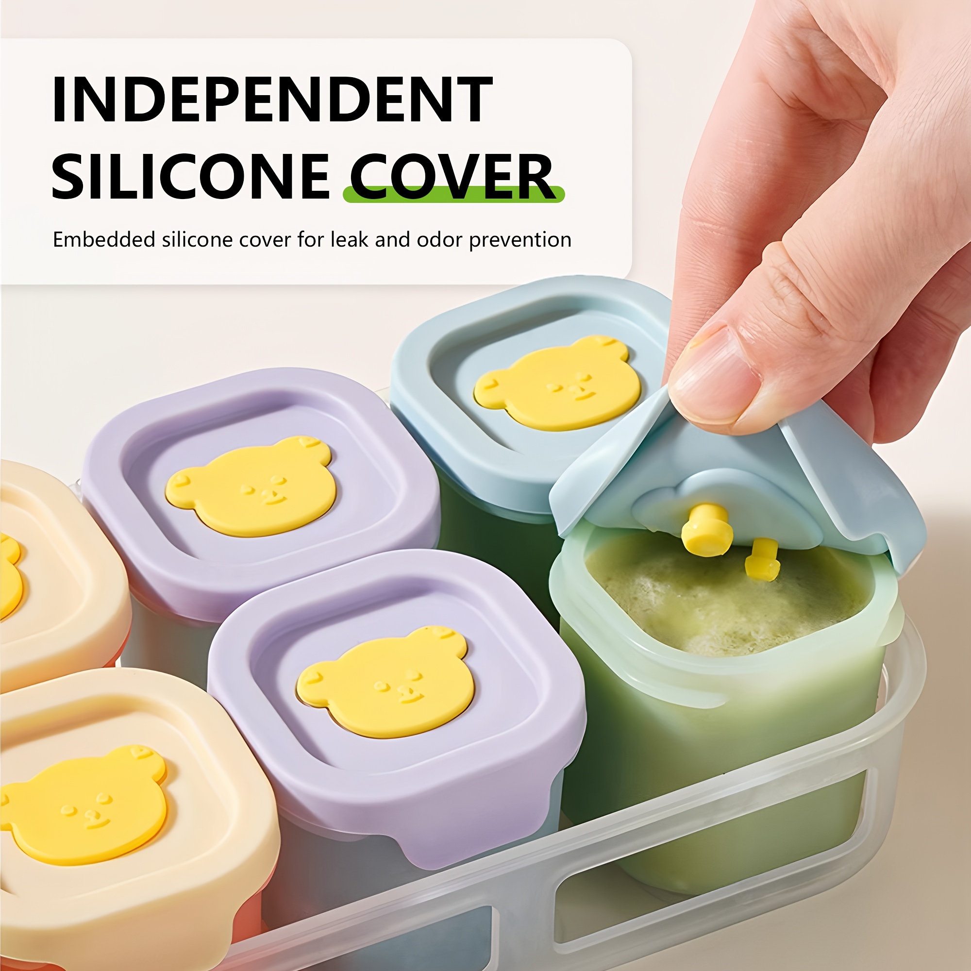 9pcs Silicone Food Storage Con - Meal Prep Oatmeal review and price