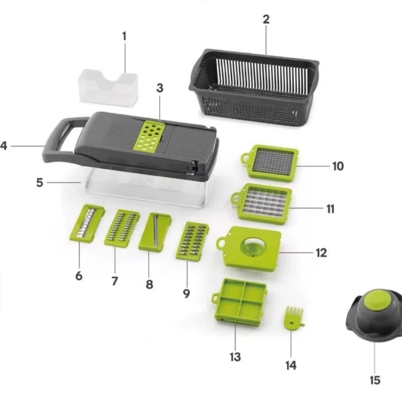 1-Pack Vegetable Slicer Set -  - Meal Prep Kit review and price