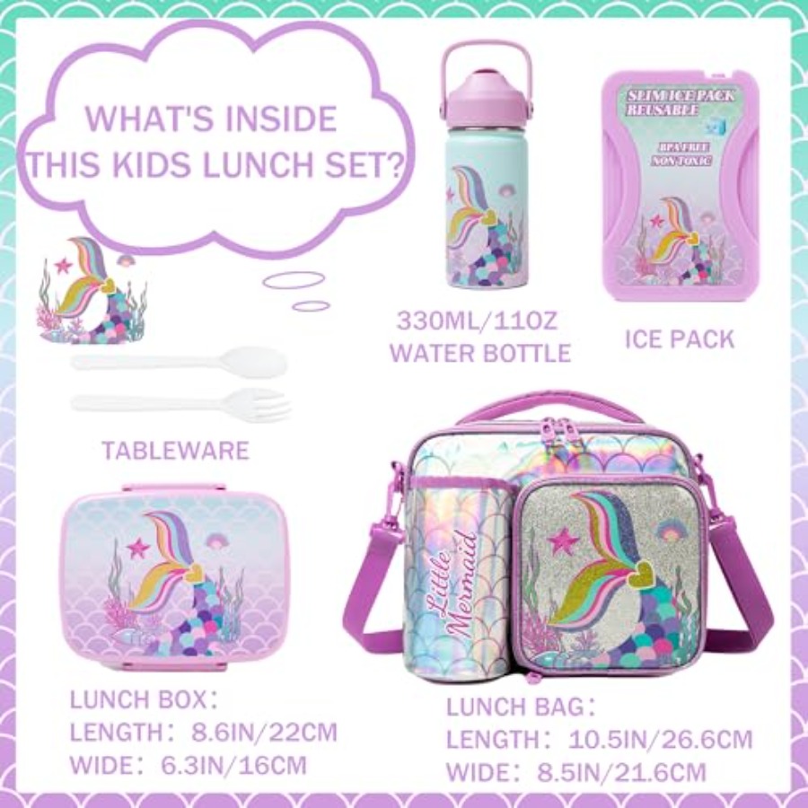 Mermaid Bento Box for Lunch Bo - Stainless Bento Box review and price