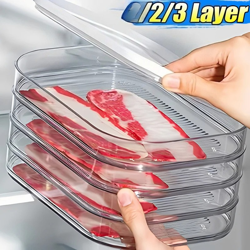 Meat Container for Fridge Baco - Meal Prep Jars With Lids review and price