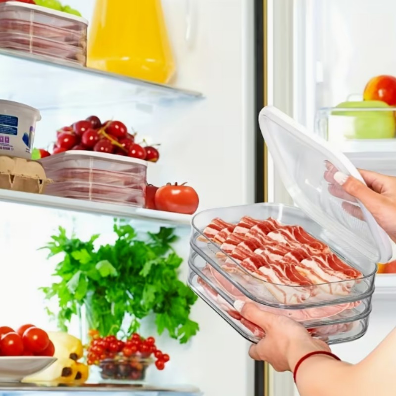Meat Container for Fridge Baco - Meal Prep Jars With Lids review and price