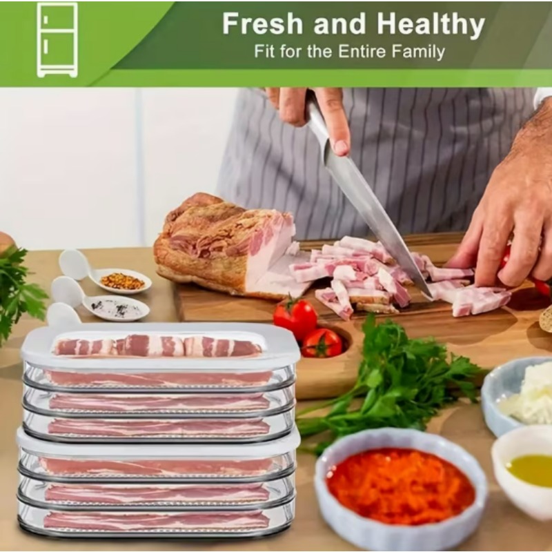 Meat Container for Fridge Baco - Meal Prep Jars With Lids review and price