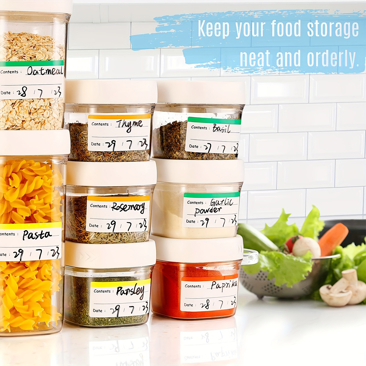 100Pcs Freezer Labels Easy Pee - Meal Prep Easy review and price
