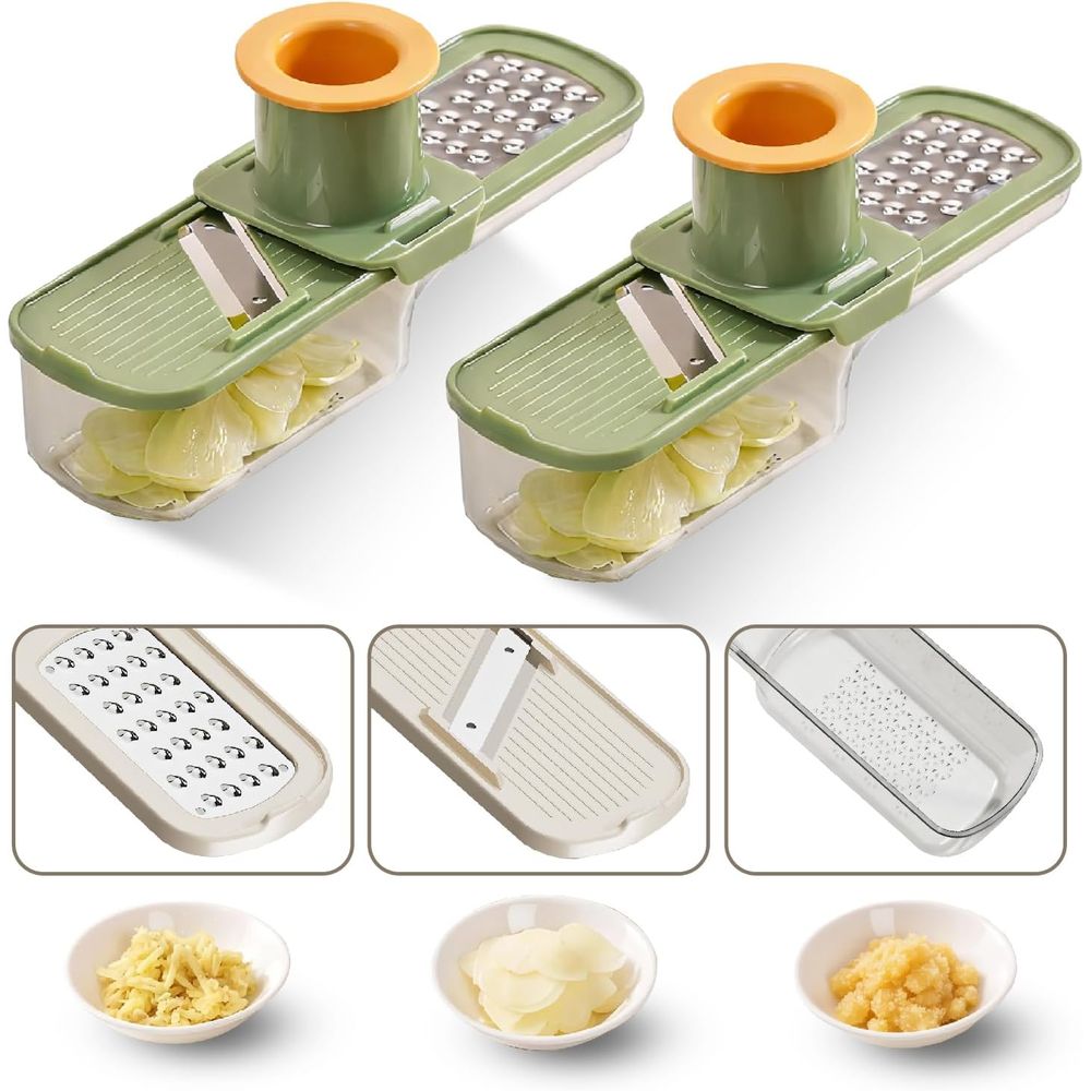2-Pack 3-in-1 Ginger Garlic Mi - Mandoline Slicer Guard review and price