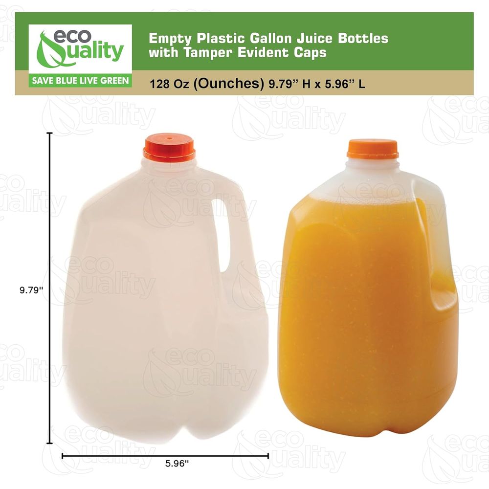 128 oz Gallon Size Plastic Jui - Meal Prep Juice review and price