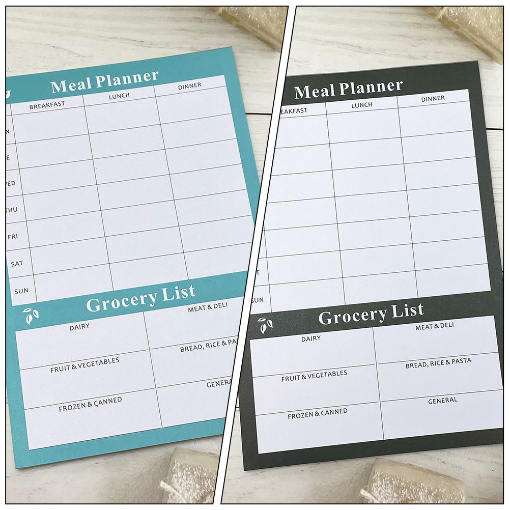 2Pcs Weekly Meal Planner Noteb - Meal Prep Weekly review and price