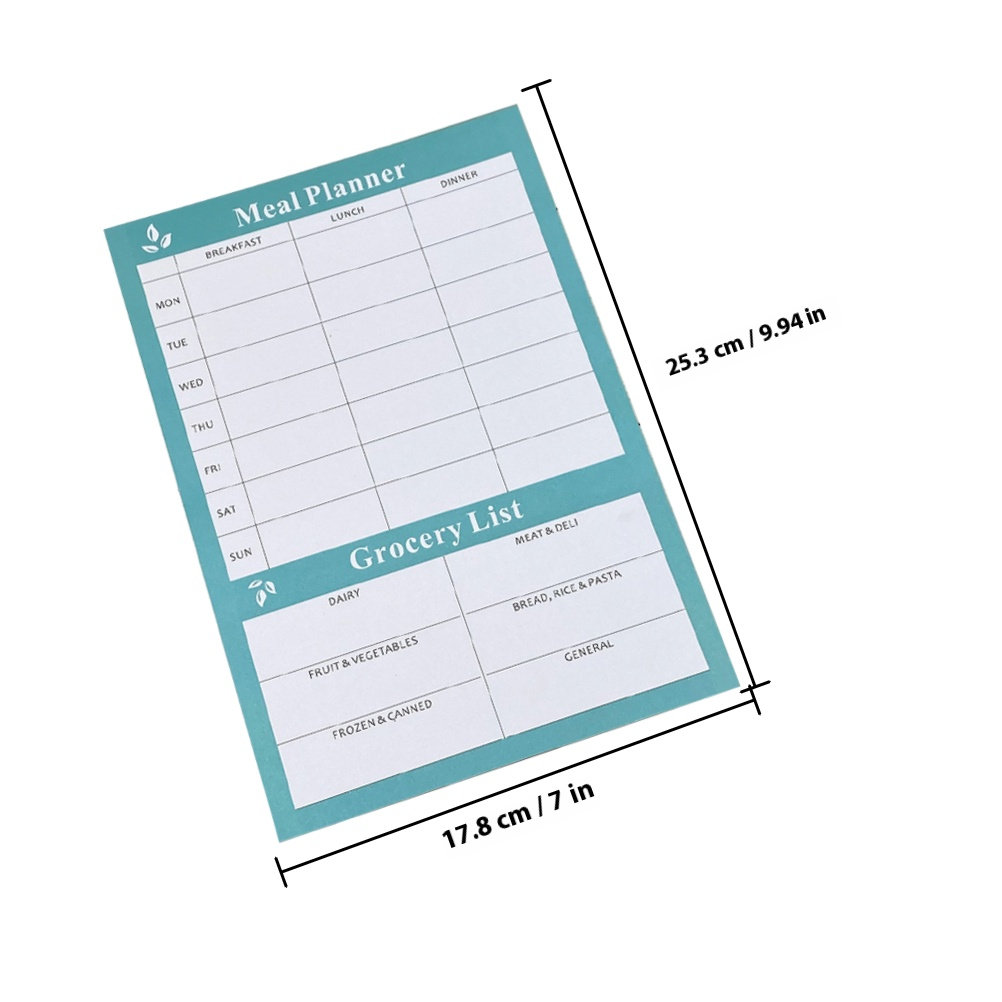 2Pcs Weekly Meal Planner Noteb - Meal Prep Weekly review and price