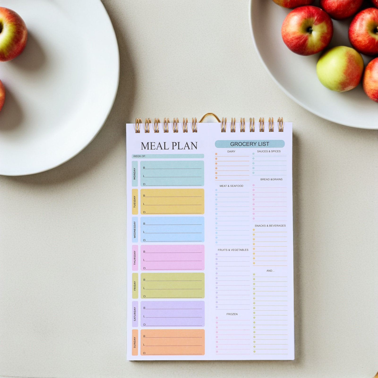 Weekly Meal Planner Notebook A - Meal Prep Weekly review and price