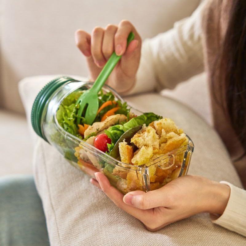 Salad Pod Salad Jars with Lids - Meal Prep Jars With Lids review and price