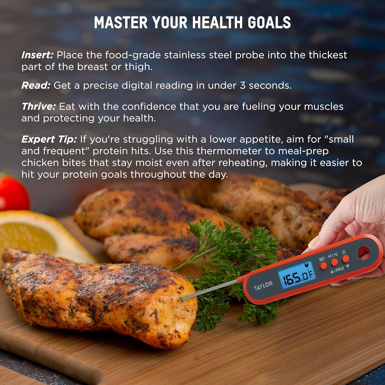Digital Waterproof Meat Thermo - Meal Prep High Protein review and price