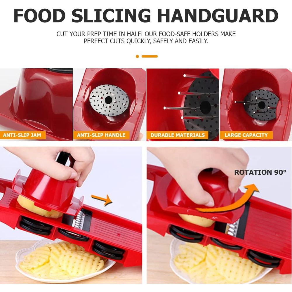Mandolin Slicer with Finger Gu - Mandoline Slicer Guard review and price