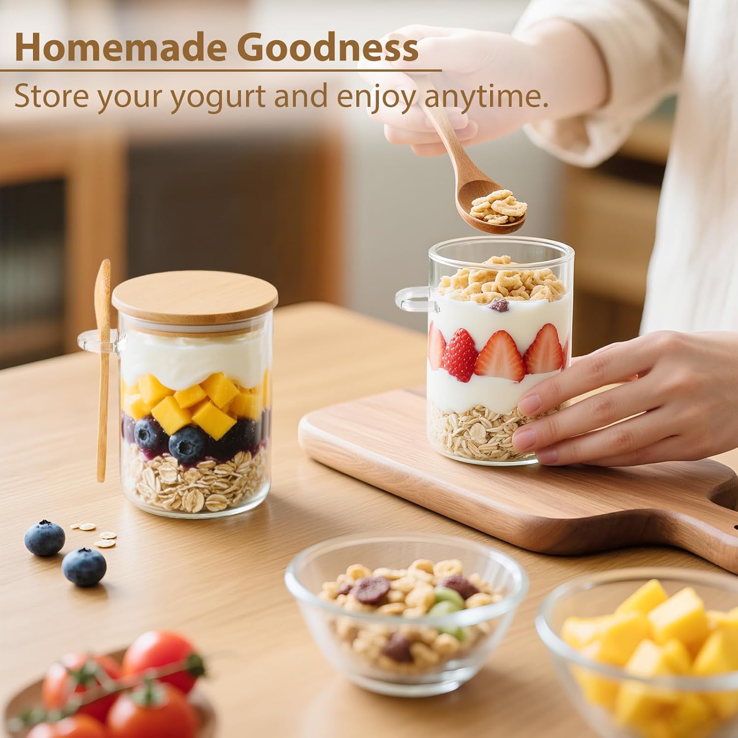 6 Pack Overnight Oats Containe - Meal Prep Jars With Lids review and price
