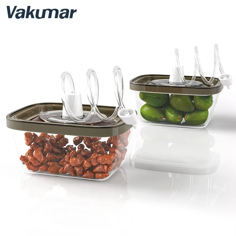 Vakumar 2PCS Glass Food Storag - Meal Prep Jars With Lids review and price