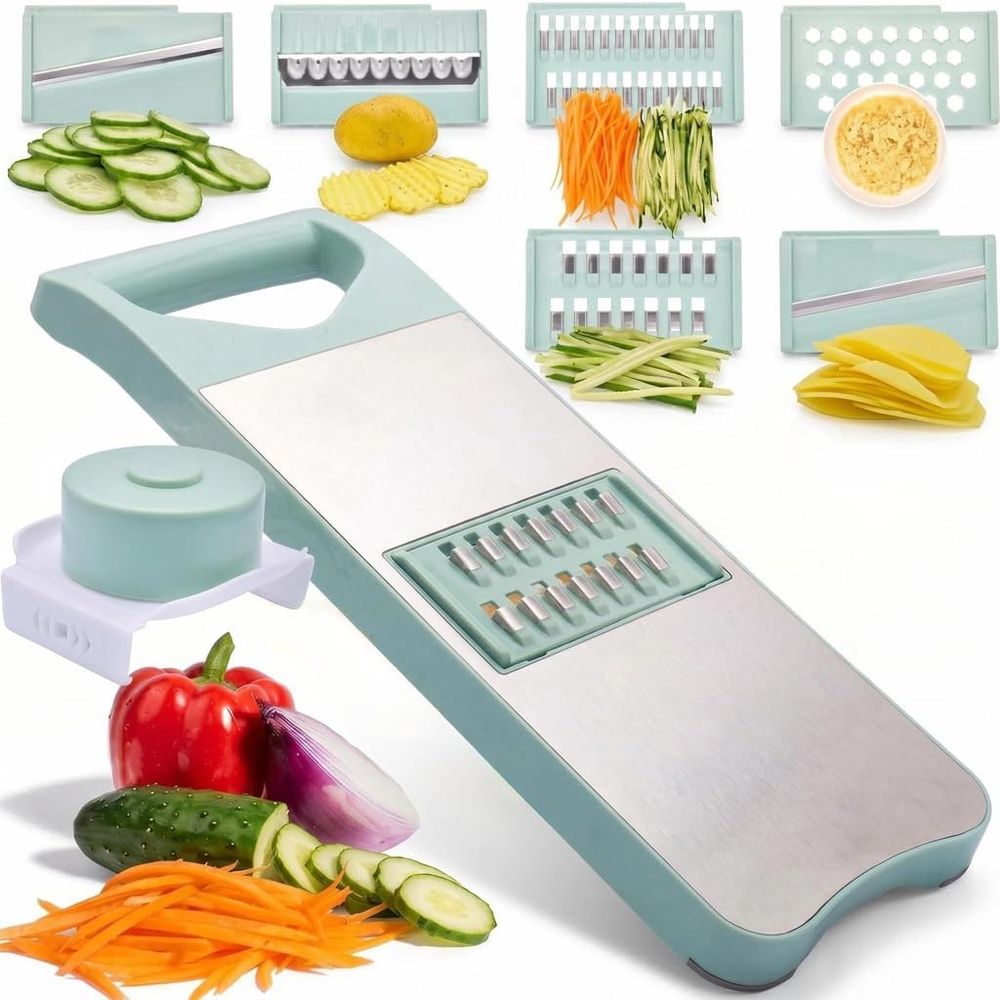 6-Blade Mandoline with Hand Gu - Mandoline Slicer Guard review and price