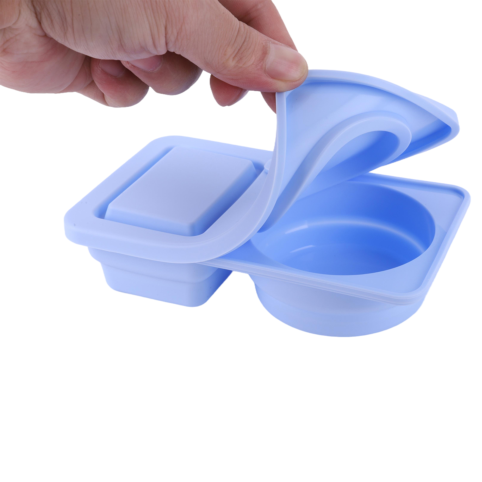 3Pcs Multi-Function 2 Grid Con - Meal Prep Jars With Lids review and price