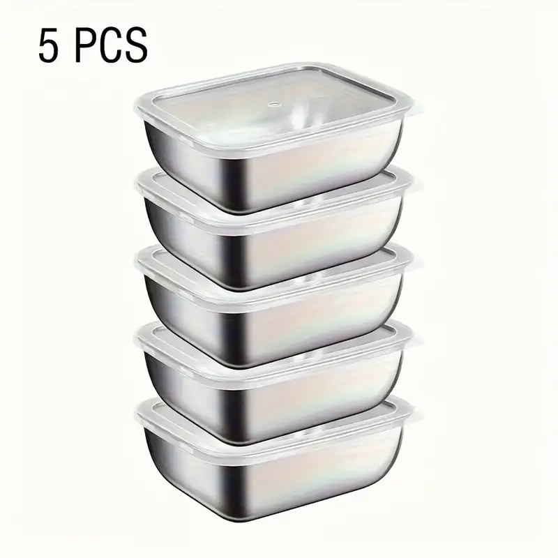 5-Piece Stainless Steel Food S - Meal Prep Kit review and price