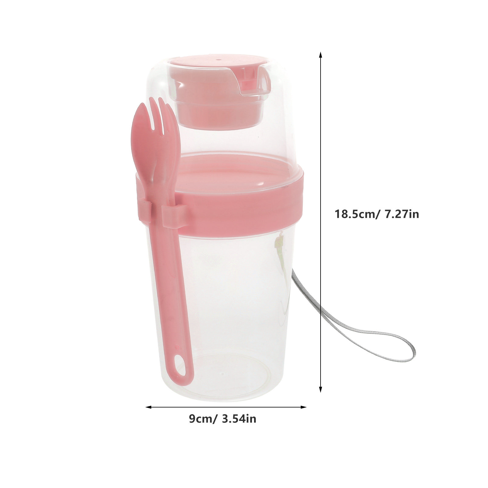 1Set Double-Layer Portable Sal - Meal Prep Jars With Lids review and price
