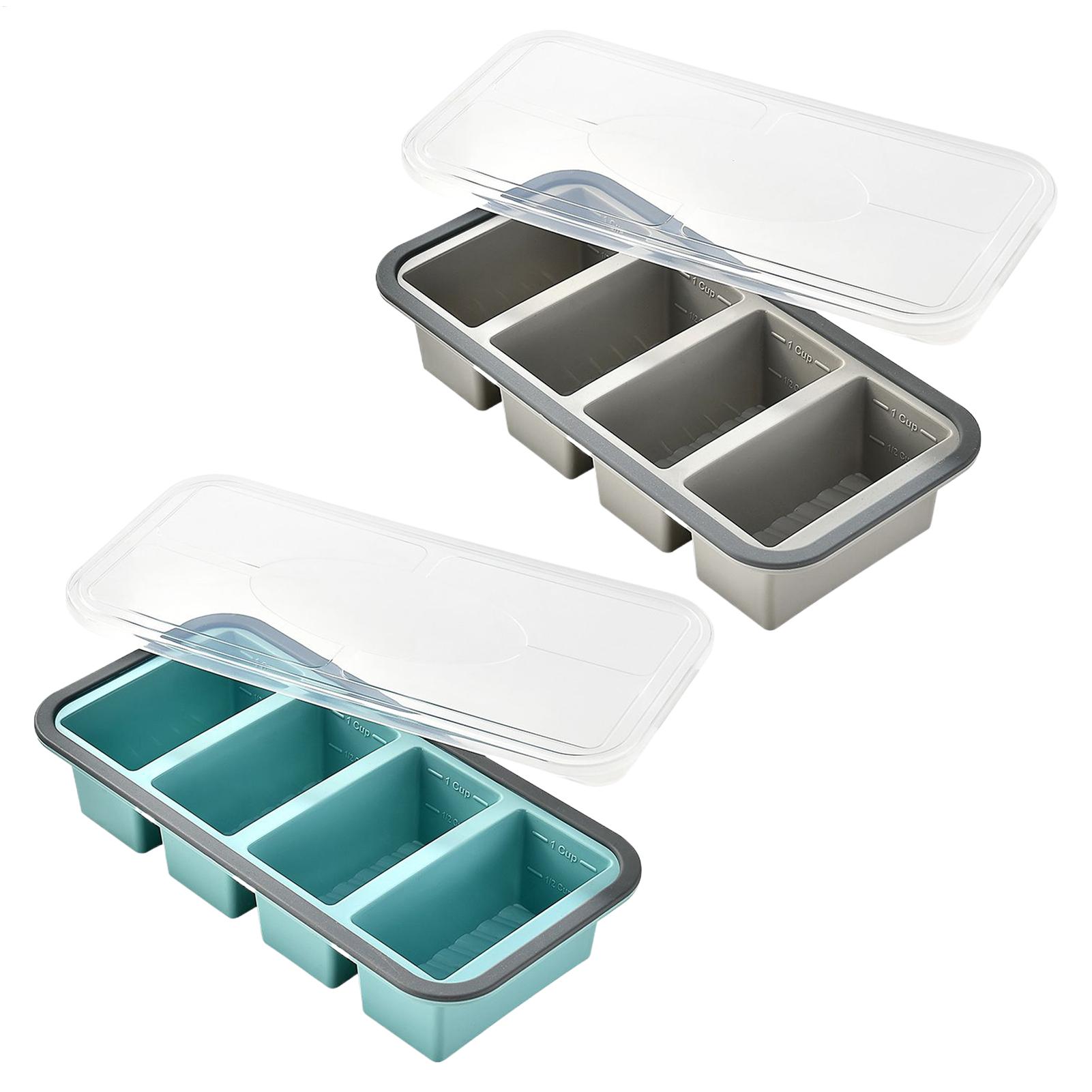 Silicone Freezer Molds with Li - Meal Prep Oatmeal review and price