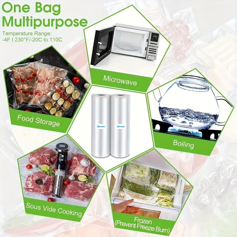 3m/roll vacuum seal bags - dur - Meal Prep Easy review and price
