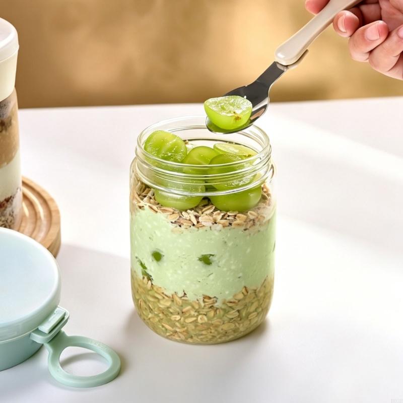 Overnight Oat Container with L - Meal Prep Oatmeal review and price