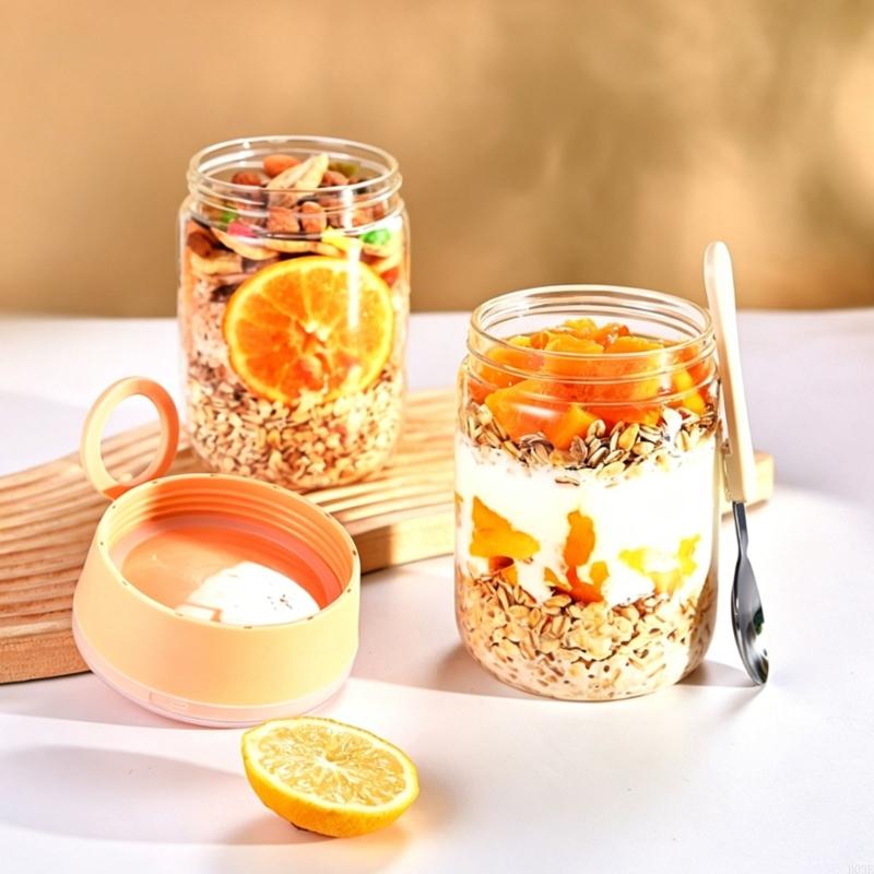 Overnight Oat Container with L - Meal Prep Oatmeal review and price