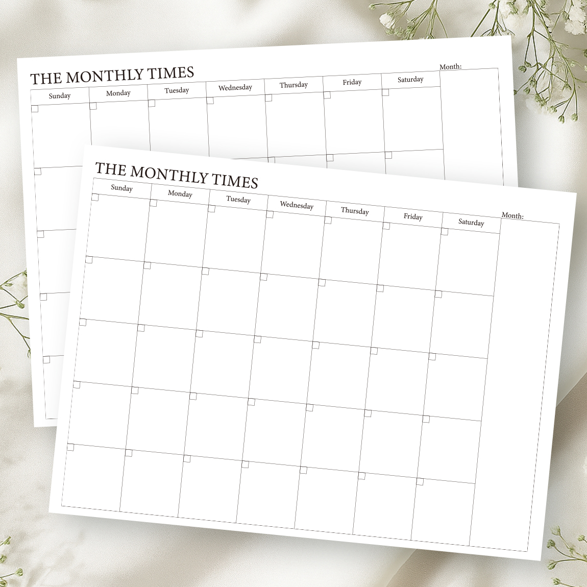 2 Pack Undated Monthly Planner - Meal Prep Weekly review and price