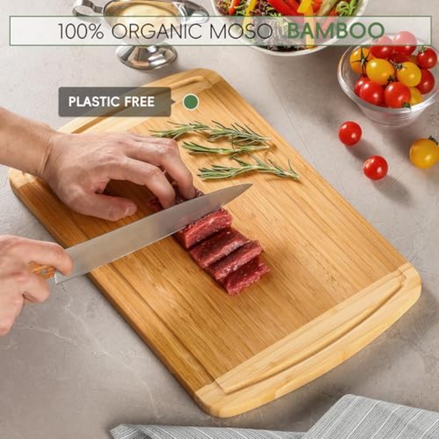 Large Wooden Cutting Board for - Meal Prep Juice review and price