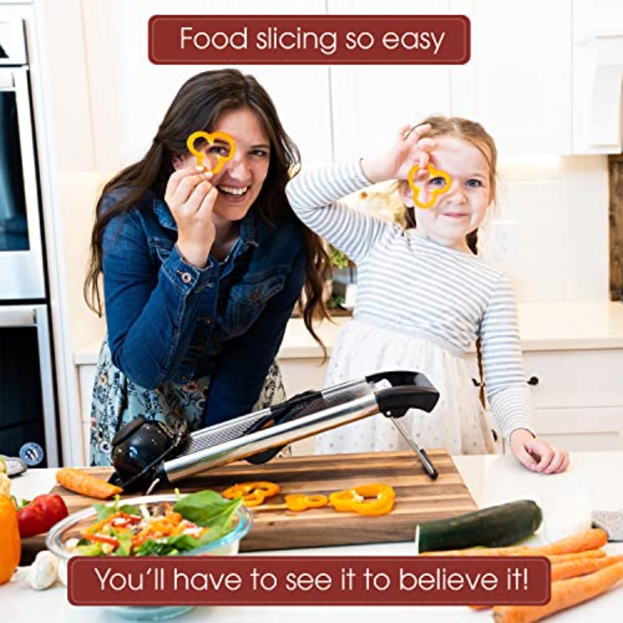 Stainless Steel Mandoline Slic - Mandoline Slicer Guard review and price