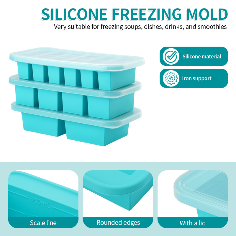 2 or 3-piece Silicone Freezer  - Meal Prep Oatmeal review and price