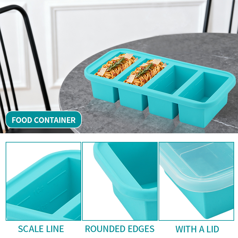 2 or 3-piece Silicone Freezer  - Meal Prep Oatmeal review and price