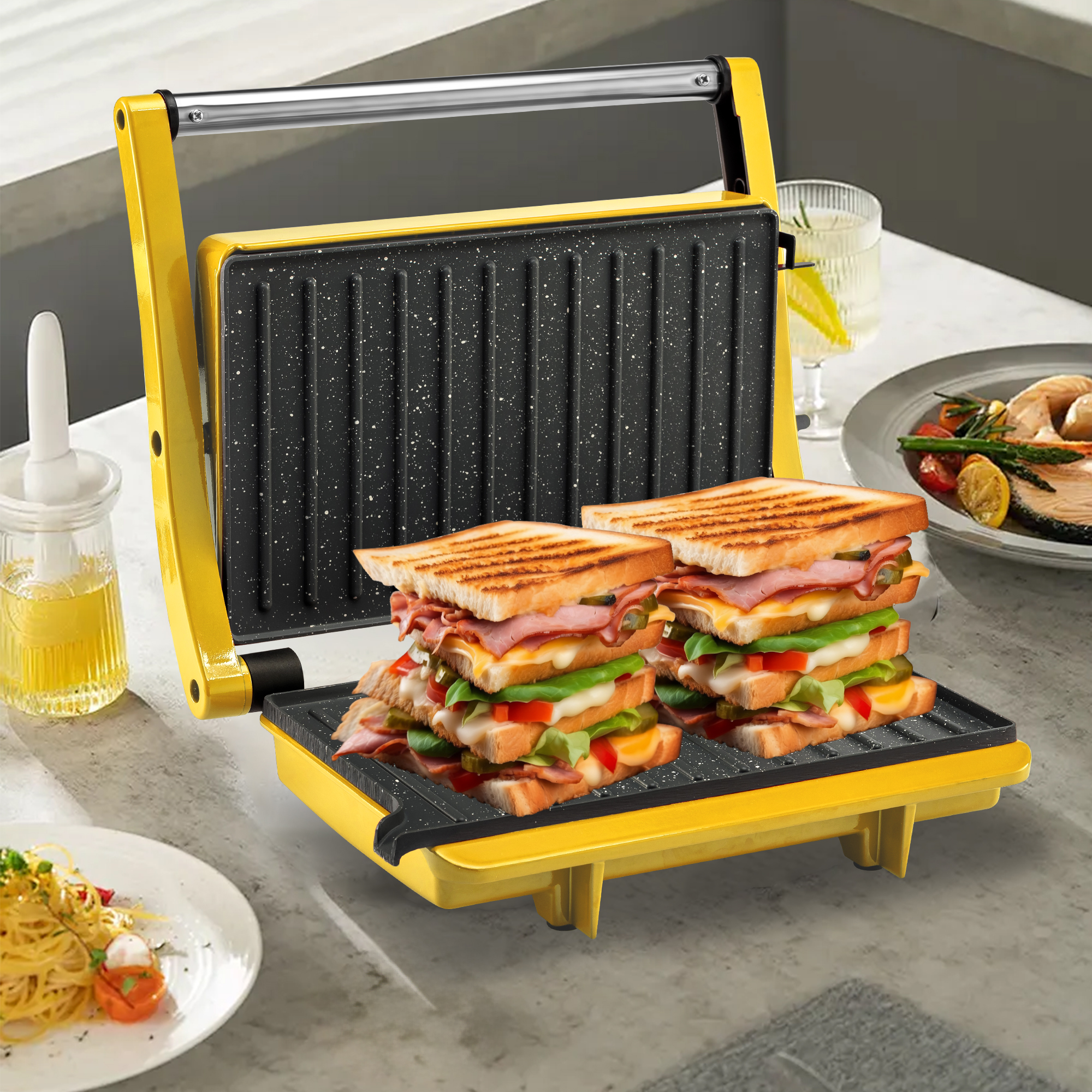 Panini Sandwich Breakfast Make - Breakfast Sandwich Press review and price