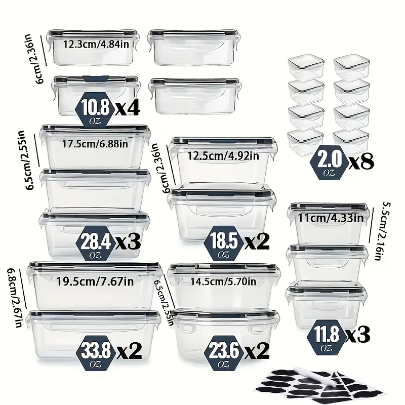 48-Piece Leakproof Food Storag - Meal Prep Easy review and price