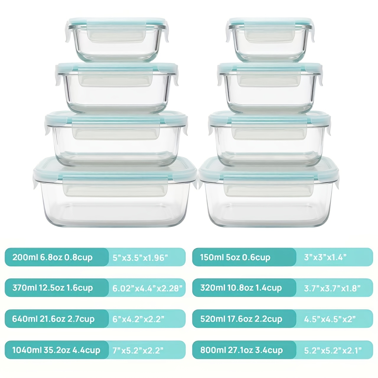Premium Glass Food Storage Con - Meal Prep Easy review and price