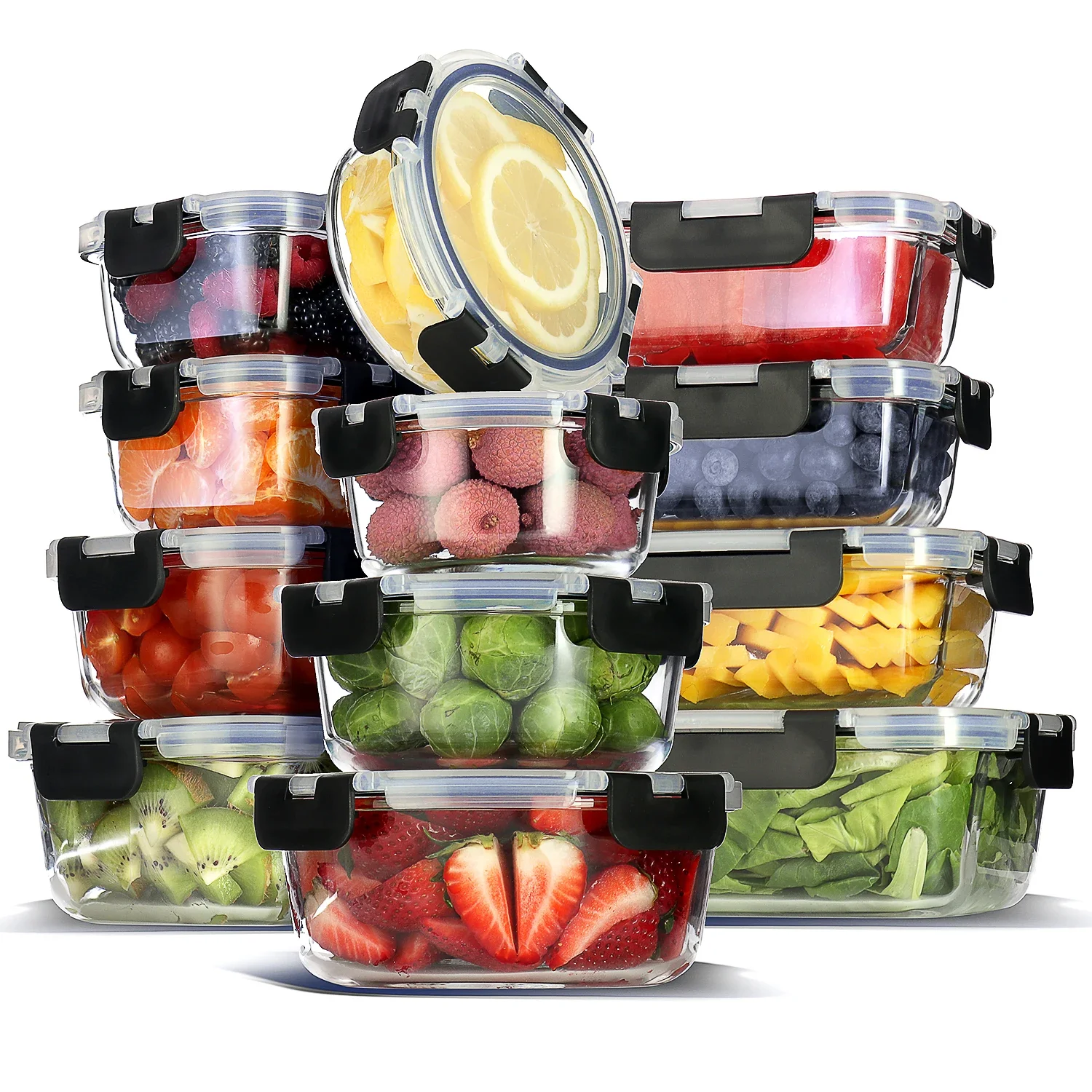 Glass Food Storage Containers  - Meal Prep Freezer review and price