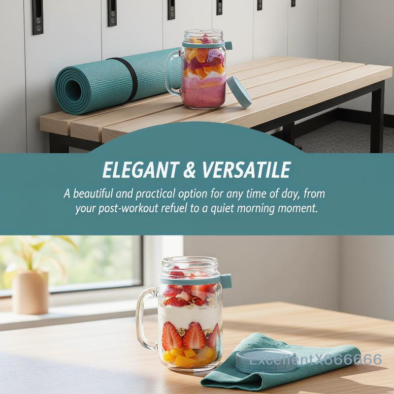 500ml Glass Container for Over - Meal Prep Jars With Lids review and price