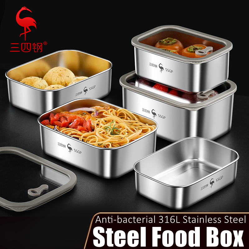 99.9% Anti-bacterial Crisper L - Stainless Bento Box review and price