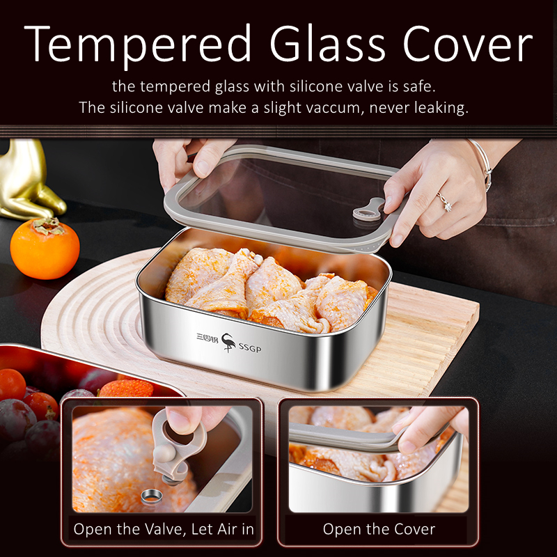 99.9% Anti-bacterial Crisper L - Stainless Bento Box review and price