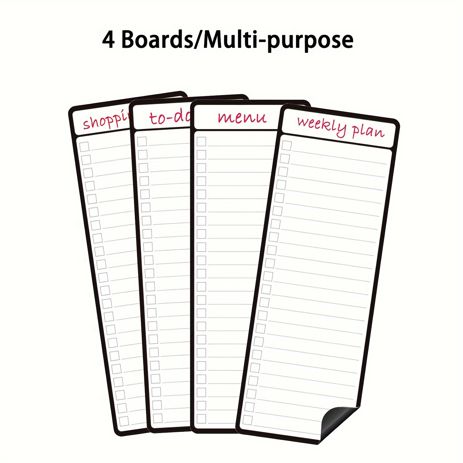 4pcs Magnetic Dry Erase List B - Meal Prep Weekly review and price