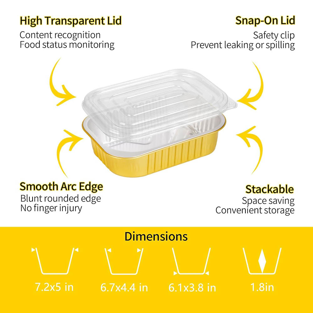 Small Aluminum Pans with Lids  - Meal Prep Jars With Lids review and price