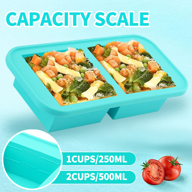 2 Silicone Freezer Molds with  - Meal Prep Oatmeal review and price