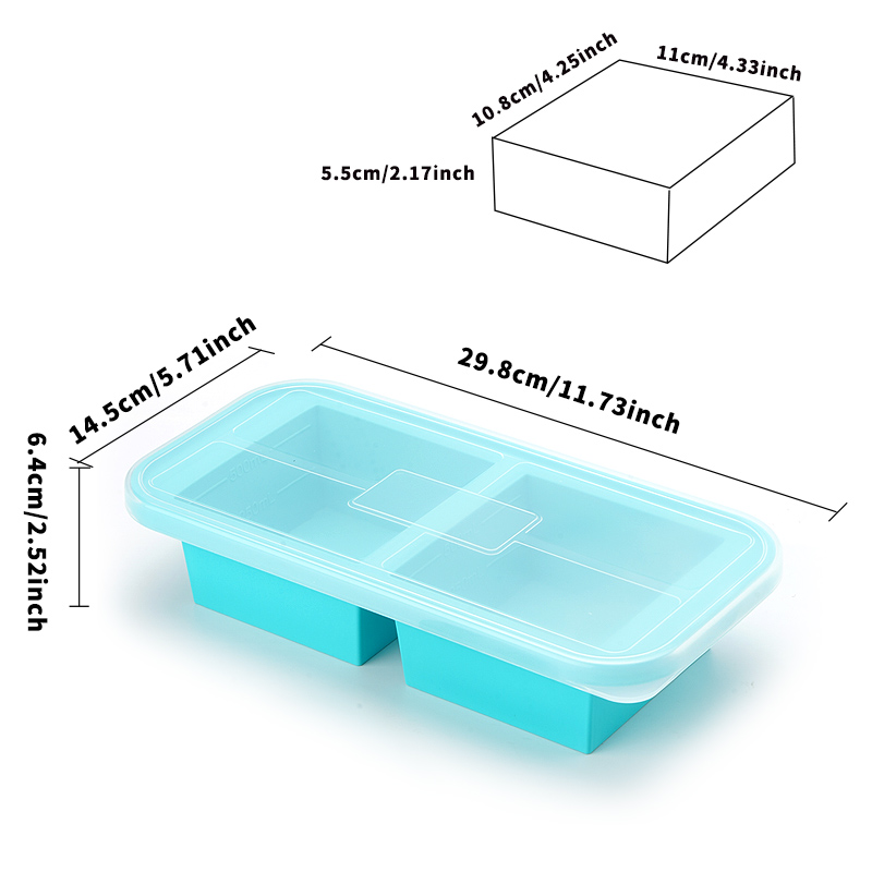 2 Silicone Freezer Molds with  - Meal Prep Oatmeal review and price