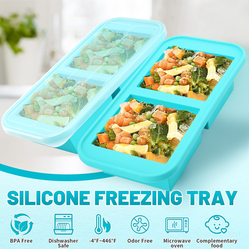 2 Silicone Freezer Molds with  - Meal Prep Oatmeal review and price
