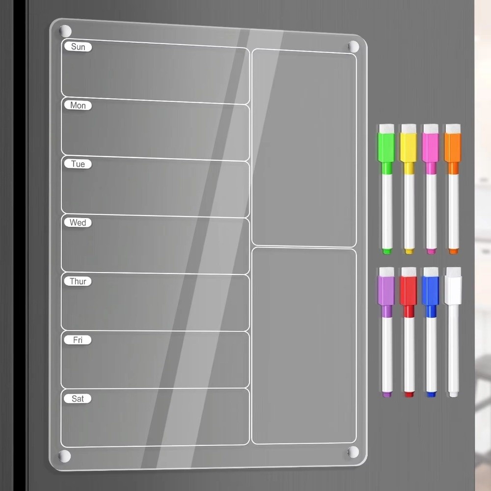 Reusable Fridge Weekly Calenda - Meal Prep Weekly review and price