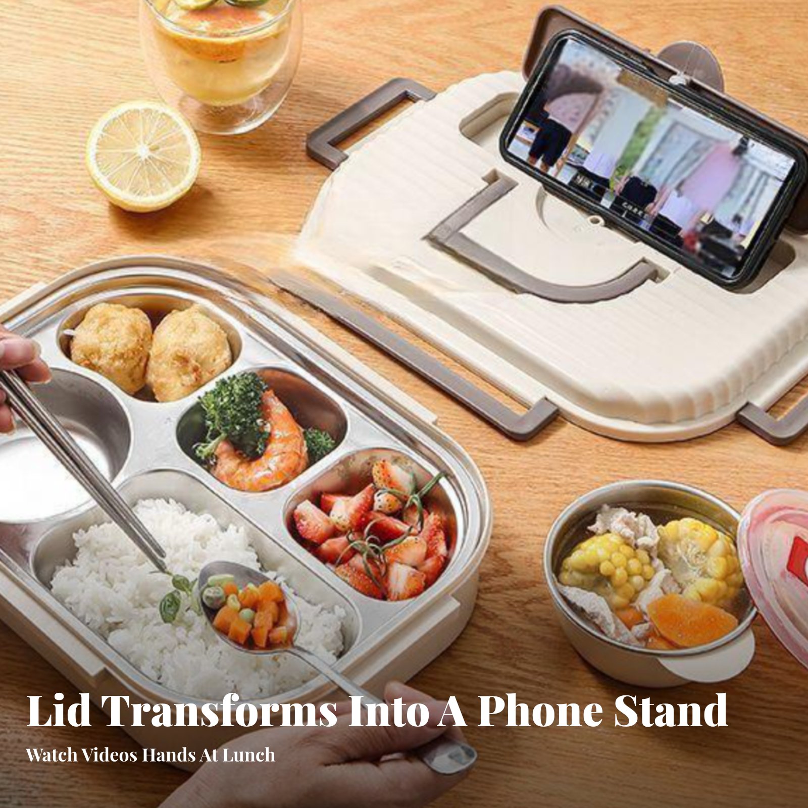 316 Stainless Steel Lunch Box, - Stainless Bento Box review and price